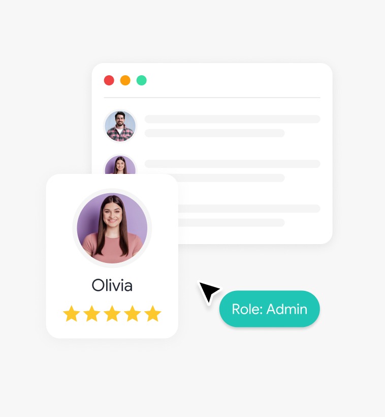 Club management dashboard preview