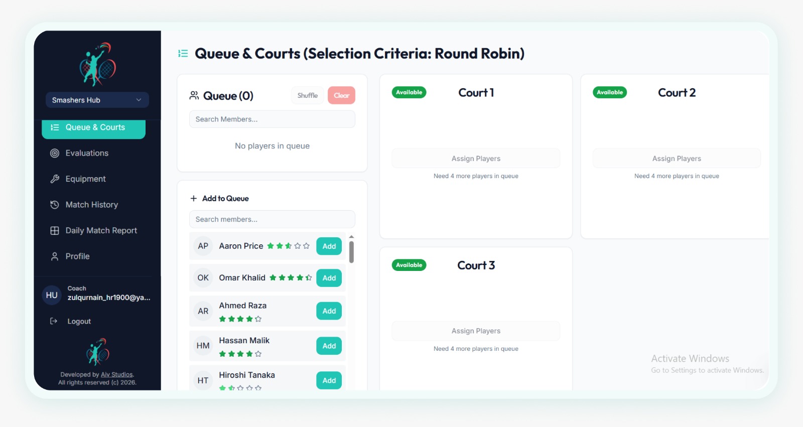 Smashlytics dashboard preview