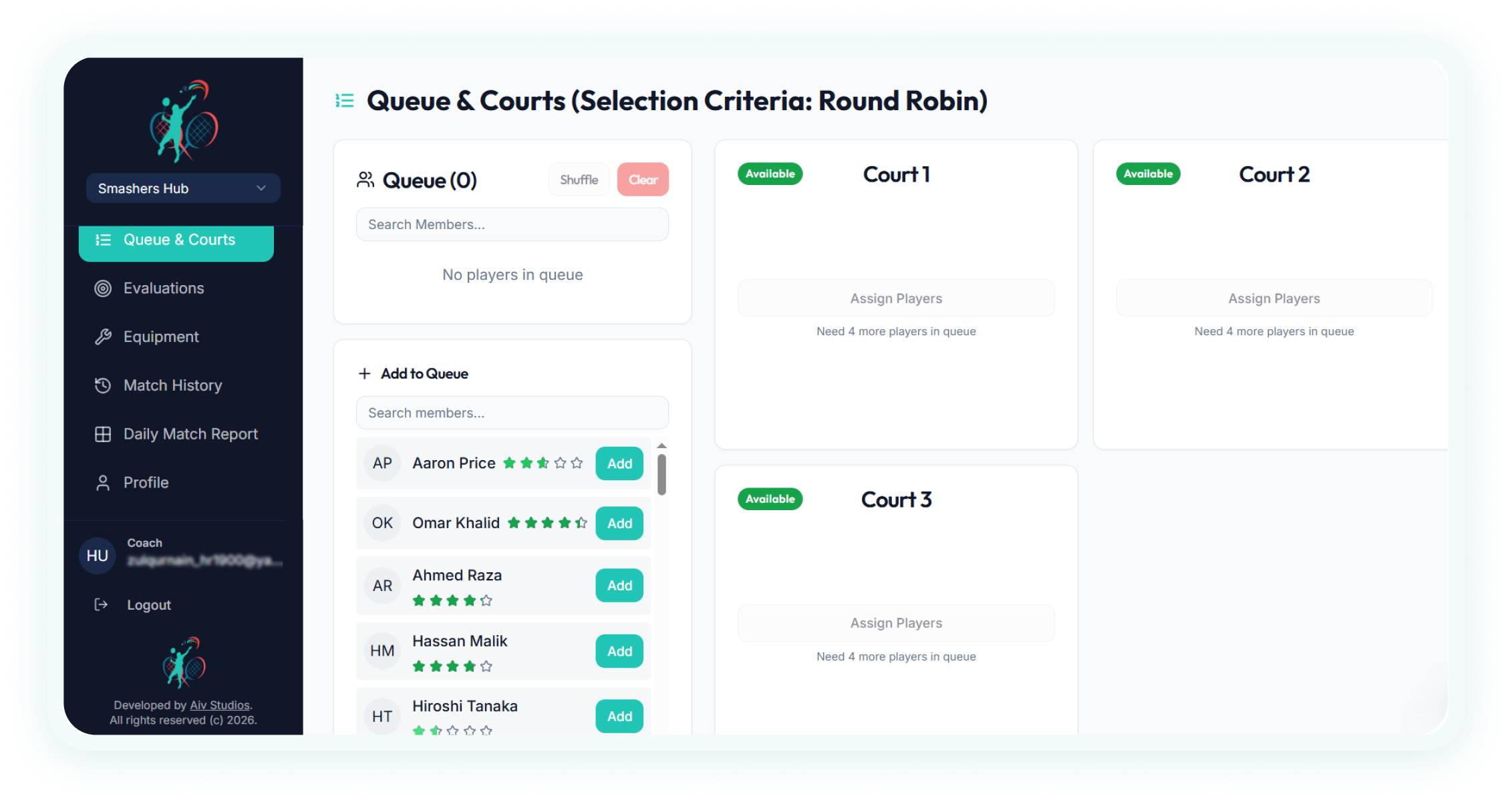 Smashlytics dashboard preview